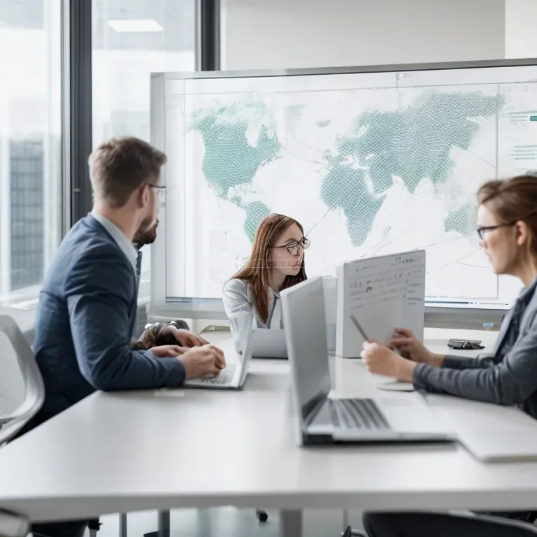 Painel de sistema empresarial em uso por equipe SisMaxEmp