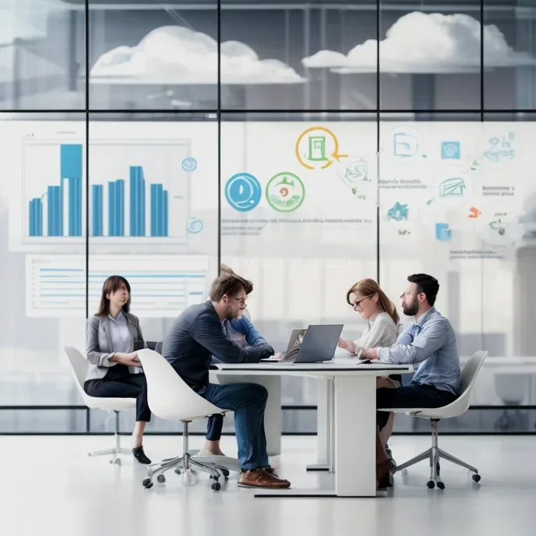 Equipe SisMaxEmp desenvolvendo sistema empresarial